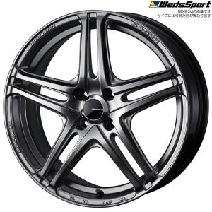 WedsSport SA-52R PSB 4本 16×6.5J+42 4H 100 φ65 ウェッズスポーツ ホイール SA-52R プラチナシルバーブラック 74878
