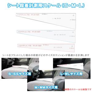 ●すきまクッション用紙スケール クッションのサ...の詳細画像2