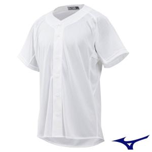MIZUNO（ミズノ） 野球ユニフォーム 練習用シャツ・セミハーフボタン