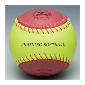 MIZUNO（ミズノ） 革ソフトボール3号・試合球（イエロー）ミズノ170