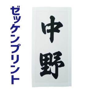 ゼッケン（昇華プリント付）10cm×20cm（フチ縫いタイプ） BIB-Z01｜web-sports-do