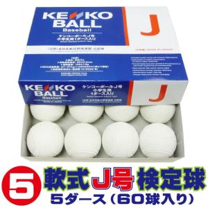 ナガセケンコー ケンコーボールJ号 (小学生用・軟式公認球) 5ダース60球入り KENKO-J-5｜web-sports-do