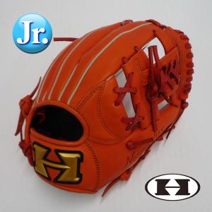【旧モデル商品SALE】ハイゴールド 少年軟式野球グラブ ルーキーズ (右投げ用) ファーイヤーオレンジ RKG-1794