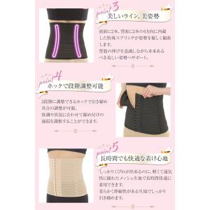 ウエストニッパー コルセット ダイエット ボー...の詳細画像5