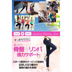 着圧レギンス 着圧タイツ リンパケア ダイエッ...の詳細画像5