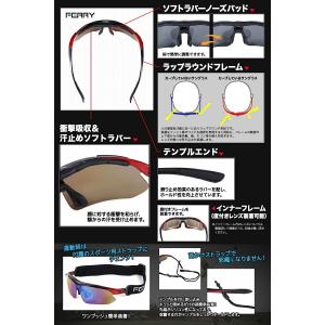 サングラス 偏光レンズ スポーツサングラス F...の詳細画像4