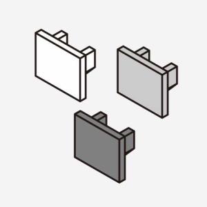 アラカワ ピクチャーレール 30ｋｇタイプ MC-10用エンドキャップ(１個入り) ブラック