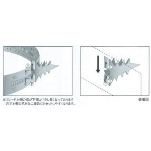 ベルト式忍び返し(縦樋・パイプ用)ブレード6枚...の詳細画像3