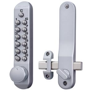 暗証番号式補助錠(面付本締鍵) キーレックス500両面ボタンタイプ : web