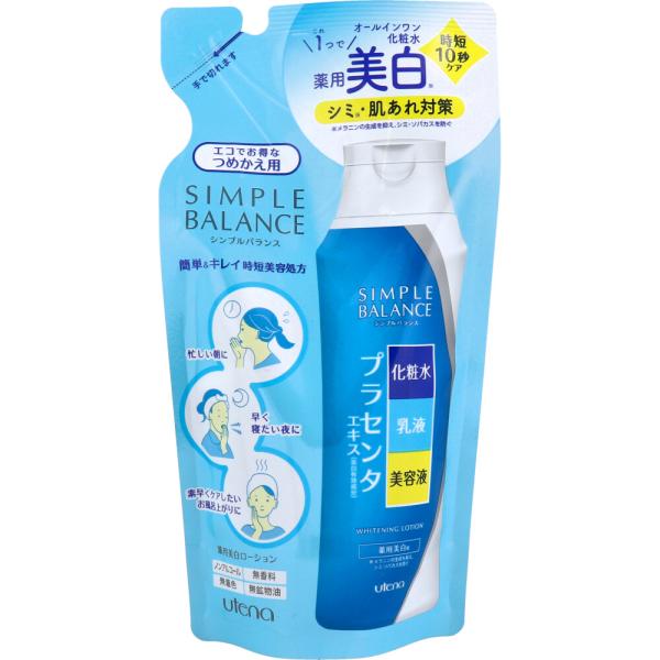 まとめ得 シンプルバランス 薬用美白ローション つめかえ用 200mL x [7個] /k