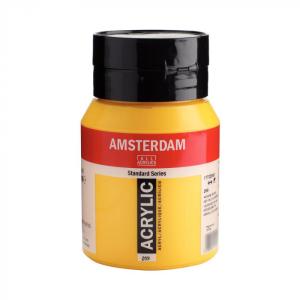 まとめ得 AMSTERDAM　アムステルダム　アクリリックカラー500ml　アゾイエローミディアム269 483291 x [4個] /a｜web-twohan3