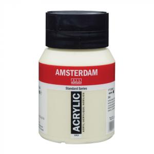 まとめ得 AMSTERDAM　アムステルダム　アクリリックカラー500ml　ネープルスイエローグリーン282 407366 x [4個] /a｜web-twohan3