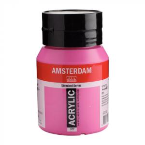 まとめ得 AMSTERDAM　アムステルダム　アクリリックカラー500ml　パーマネントレッドバイオレットライト577 489630 x [4個] /a｜web-twohan3