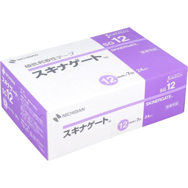 ニチバン 極低刺激性テープ スキナゲート SG12 12mm×7m 24巻入 /k