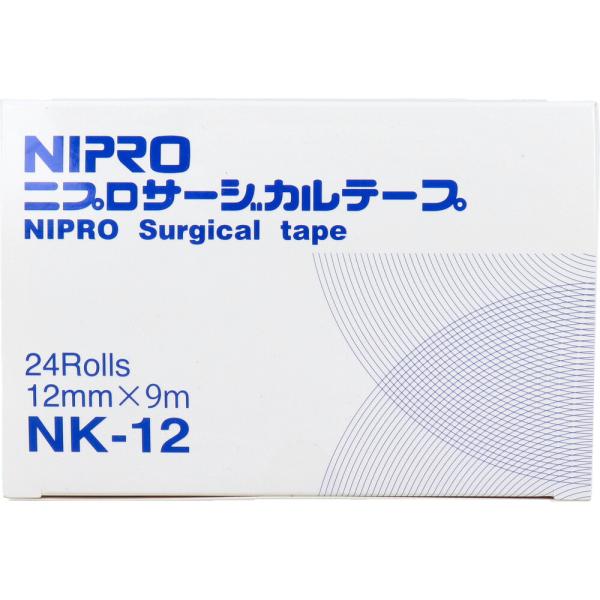 まとめ得 ニプロ サージカルテープ NK-12 12mm×9m 業務用24巻入 x [2個] /k