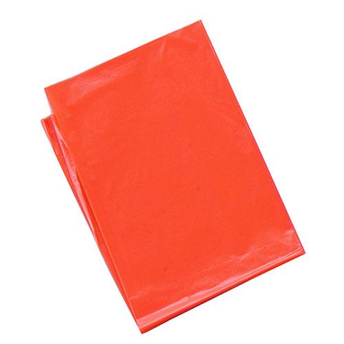 まとめ得 ARTEC 赤 カラービニール袋(10枚組) ATC45530 x [5個] /l