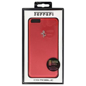 まとめ得 エアージェイ Ferrari 公式ライセンス品 PERFORATED - Hard Case - Aluminum Plate - Red FEPEHCP6LRE x [3個] /l