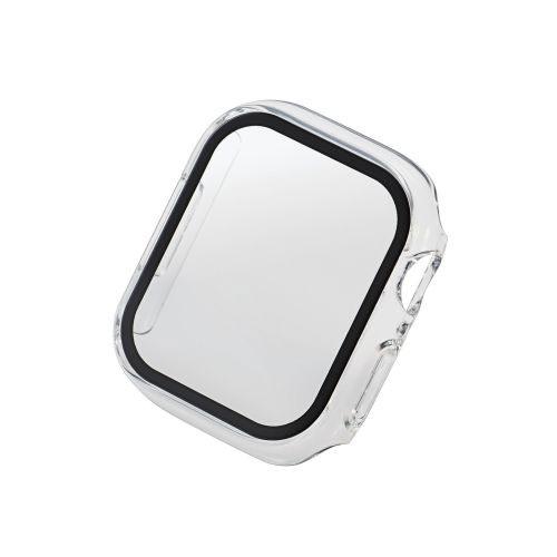 まとめ得 エレコム Apple Watch 41mm用フルカバーケース プレミアムゴリラガラス セラ...