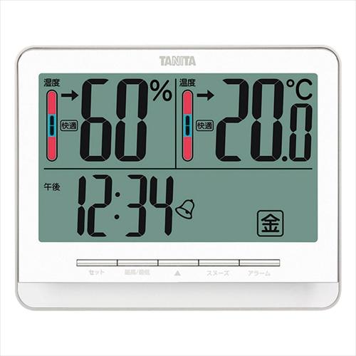 まとめ得 タニタ　デジタル温湿度計　ホワイト K20611315 x [3個] /l