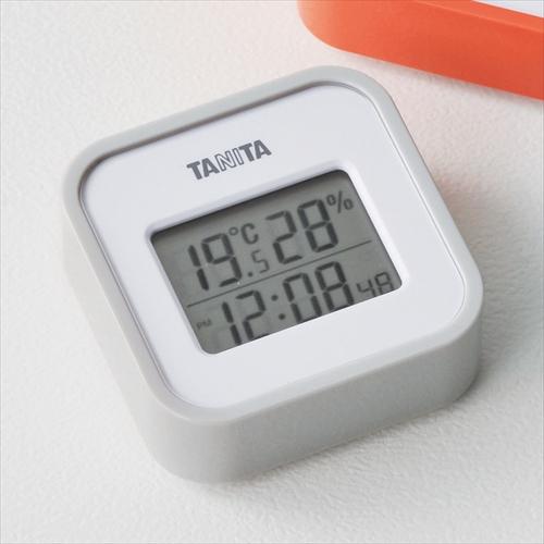 まとめ得 タニタ　デジタル温湿度計　グレー K20107947 x [3個] /l