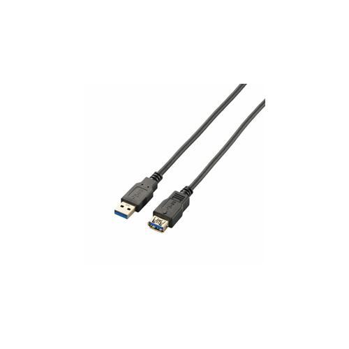 まとめ得 エレコム USB3.0延長ケーブル(A-A) 1.5m ブラック USB3-E15BK x...