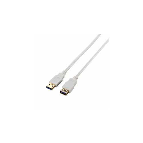 まとめ得 エレコム USB3.0延長ケーブル(A-A) 1m ホワイト USB3-E10WH x [...