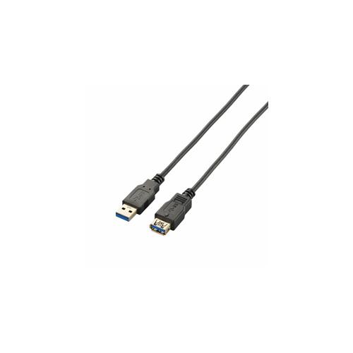まとめ得 エレコム 極細USB3.0延長ケーブル(A-A) 1m ブラック USB3-EX10BK ...