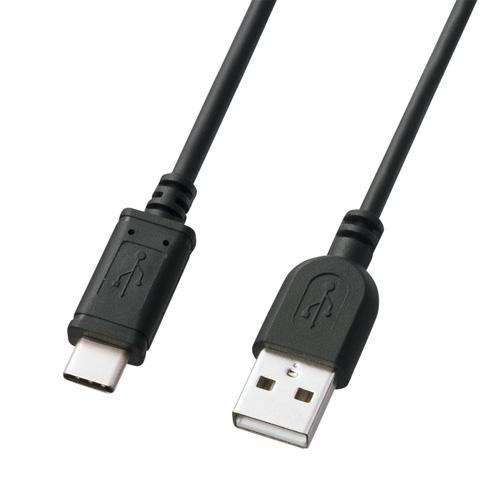 まとめ得 サンワサプライ USB2.0 Type-C-Aケーブル ブラック 2m KU-CA20K ...