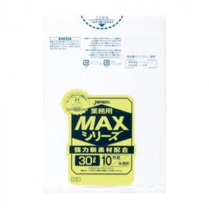 ジャパックス MAXシリーズポリ袋30L 半透明 10枚×60冊 S-33 /a