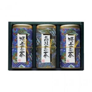 宇治森徳　日本の銘茶　ギフトセット(特上煎茶100g×2缶・高級煎茶100g)　MY-50W /a