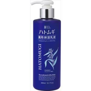 まとめ得 麗白 ハトムギ 薬用保湿乳液 ３００ＭＬ 熊野油脂 化粧品  x [4個] /h