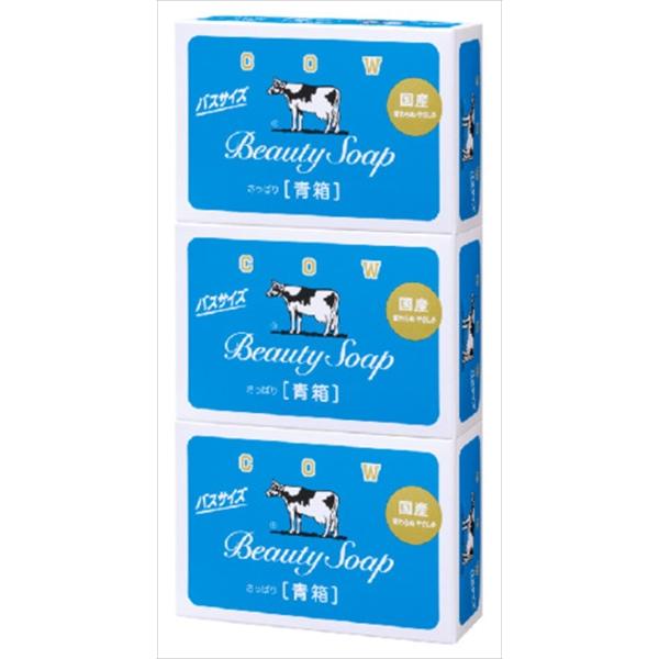 まとめ得 カウブランド 青箱 バスサイズ ３コパック 牛乳石鹸共進社 石鹸  x [8個] /h