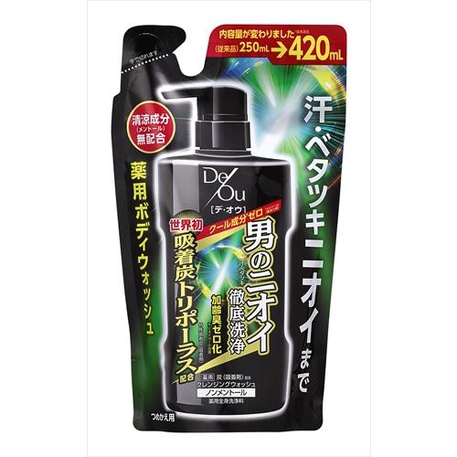 まとめ得 デ・オウ 薬用クレンジングウォッシュノンメントール 詰替用 ロート製薬 洗顔  x [4個...