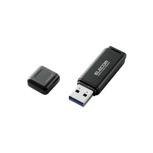 まとめ得 エレコム バリュータイプUSB3.0メモリ 64GB ブラック MF-HSU3A64GBK...