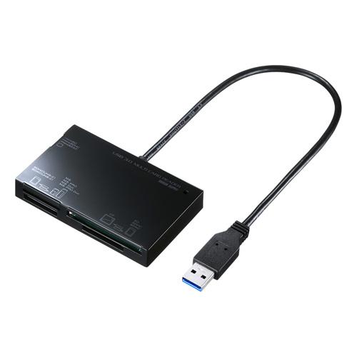 まとめ得 サンワサプライ USB3.0カードリーダー ADR-3ML35BK x [2個] /l