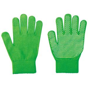 【法人様のみの販売】アーテック　カラーのびのび手袋 大 すべり止め付蛍光グリーン 00014810