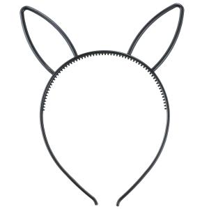 【法人様のみの販売】アーテック　ウサギ耳付きカチューシャ ブラック　00018783