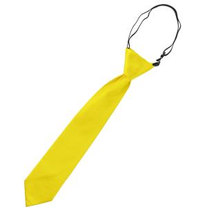 【法人様のみの販売】アーテック　ソフトサテンネクタイ 黄　00018851