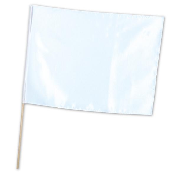 【法人様のみの販売】アーテック　サテン特大旗 φ12mm 白　00018893