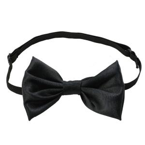 【法人様のみの販売】アーテック　ソフトサテン蝶ネクタイ 黒　00019196