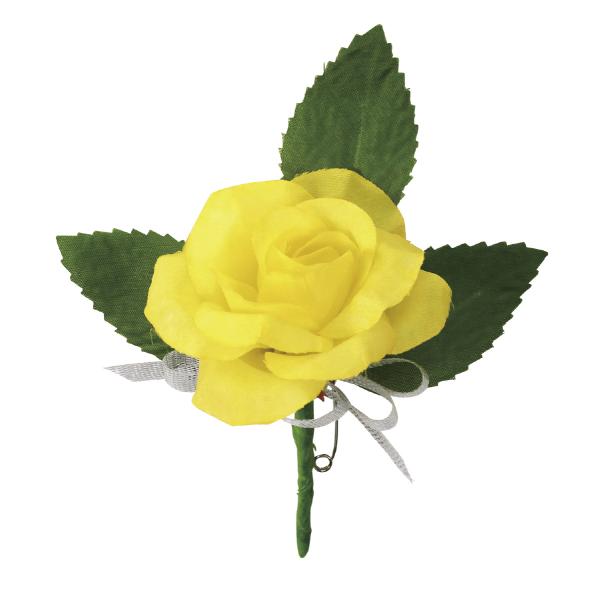 【法人様のみの販売】アーテック コサージュ ミニバラ イエロー　00075023