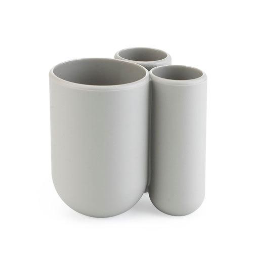 umbra タッチ ハブラシホルダー グレー 歯ブラシスタンド おしゃれ かわいい ハブラシ 歯ブラ...