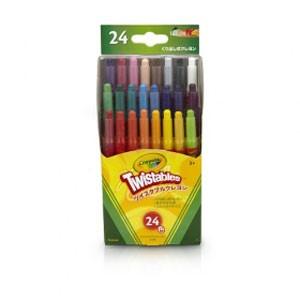 Crayola クレヨラ Mini Twistables Crayons 24 ツイスタブルクレヨン