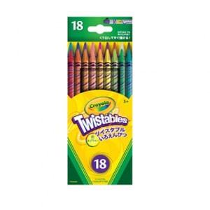 Crayola クレヨラ Twistables Colored Pencils 18 ツイスタブル