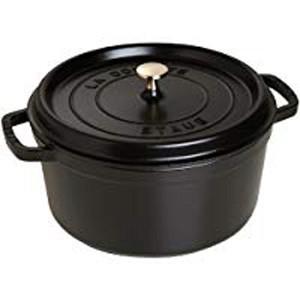 ストウブ staub ピコ ココット ラウンド 34cm 黒 40510-307 日本正規品業務用