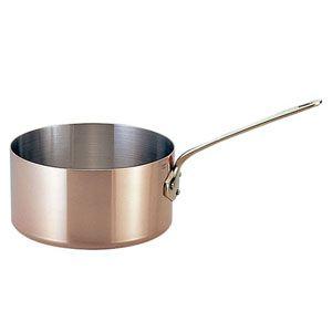 MAUVIEL モービル カパーイノックス片手深型鍋 蓋無 20cm 6520.20