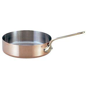 MAUVIEL モービル カパーイノックス片手浅型鍋 蓋無 24cm 6523.24