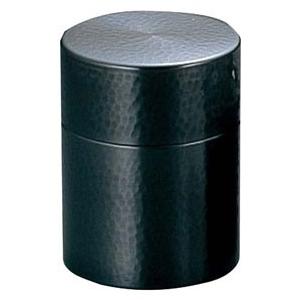 新光堂 純銅黒銅仕上げ 鎚目茶筒(大) BC-107 : Mインテリア - 通販 