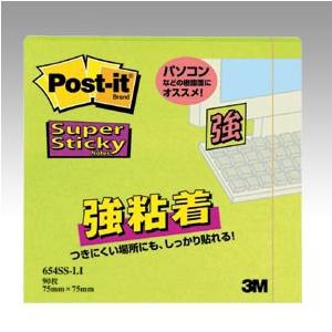 3M スリーエム ポストイット強粘着 ノート ライム 654SS-LI 3M スリーエム ポストイット強粘着 ノート ライム 654SS-LI