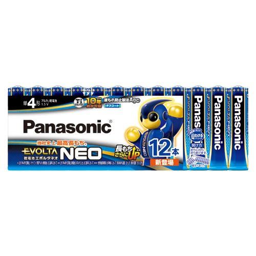 パナソニック PANASONIC EVOLTA NEO アルカリ乾電池 単4形 12本パック LR0...